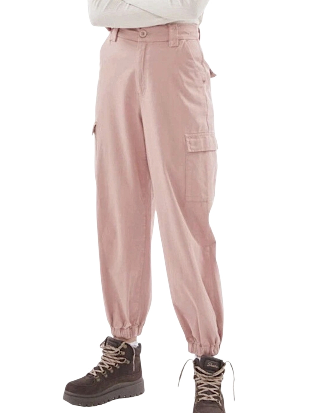 BDG Urban Outfitters Jackson Cargo Joggers Pink Mauve M